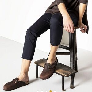 Birkenstock Boston Soft Footbed Clog Mule Sandal – Habana Oiled Leather (EU 40)